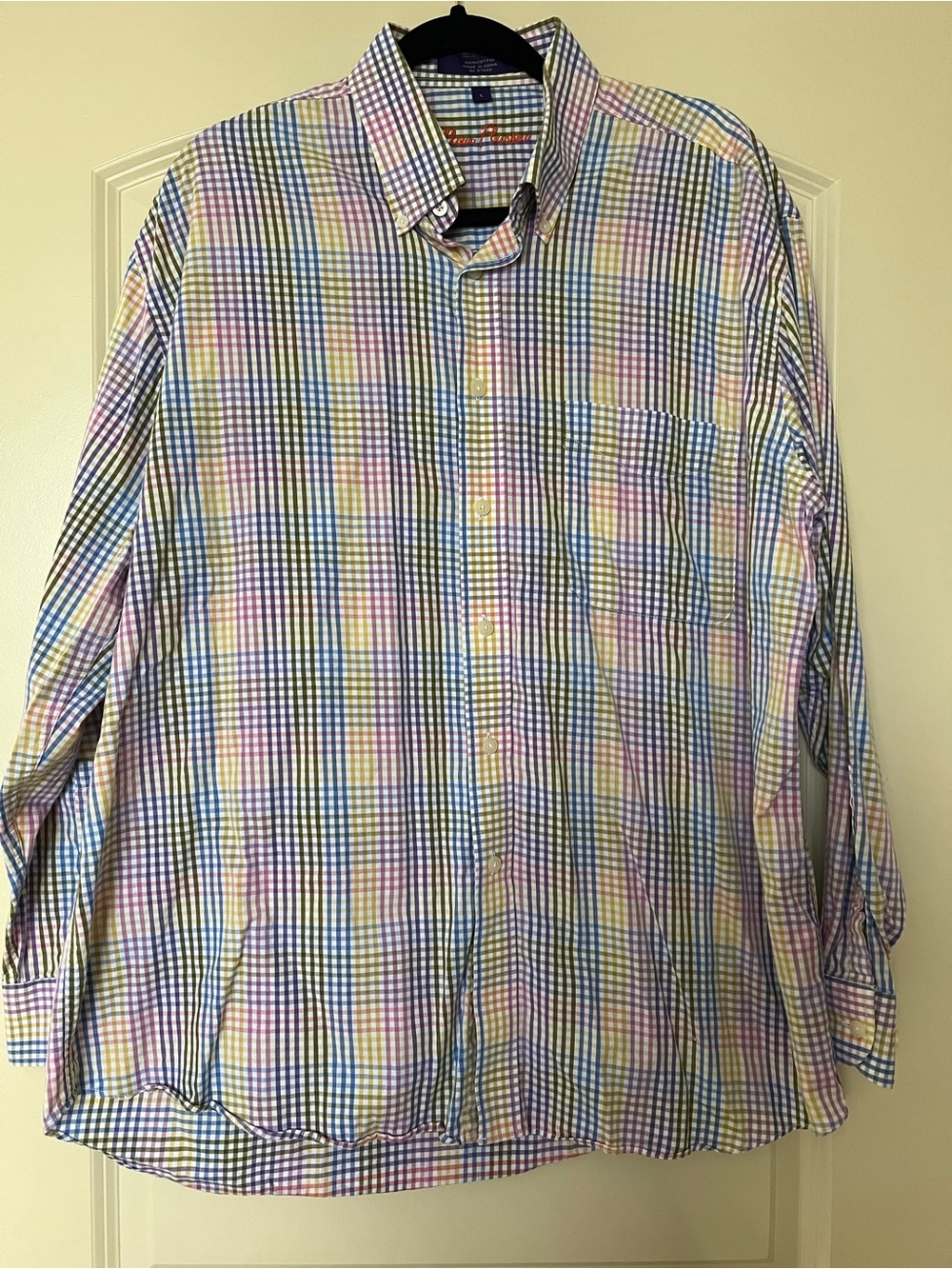 Alan Flusser Multicolor Gingham Button-Down Shirt